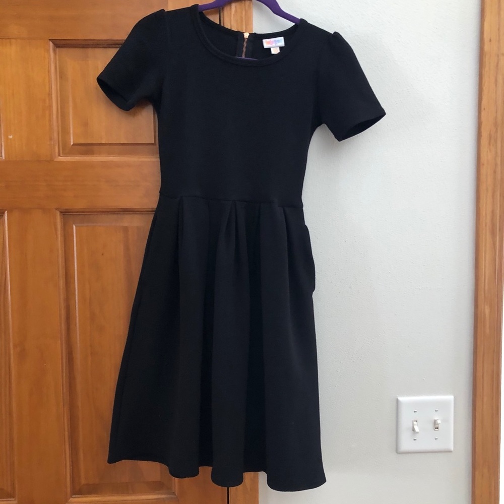 Lularoe black Noir Amelia dress